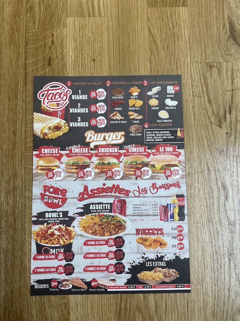 Menu varié